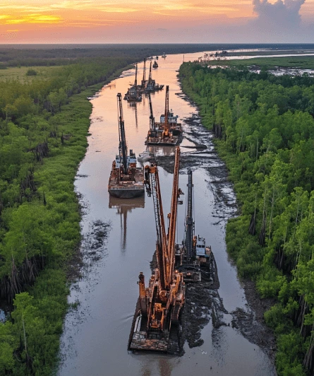 Temporary Pond Building for Dewatering